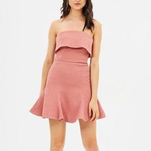 Coral strapless c/memo collective coral
